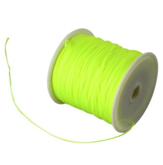 Nylonkoord 1 mm neon geel